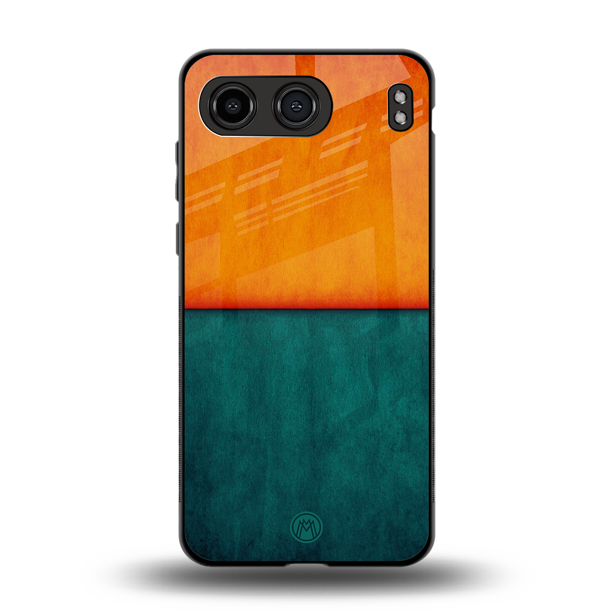 orange green back phone cover | glass case for oneplus nord 4