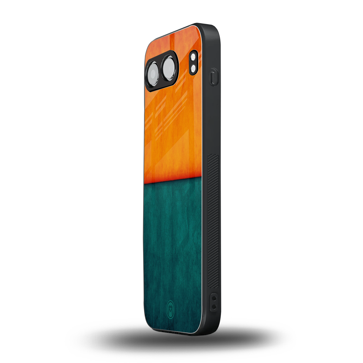 orange green back phone cover | glass case for oneplus nord 4