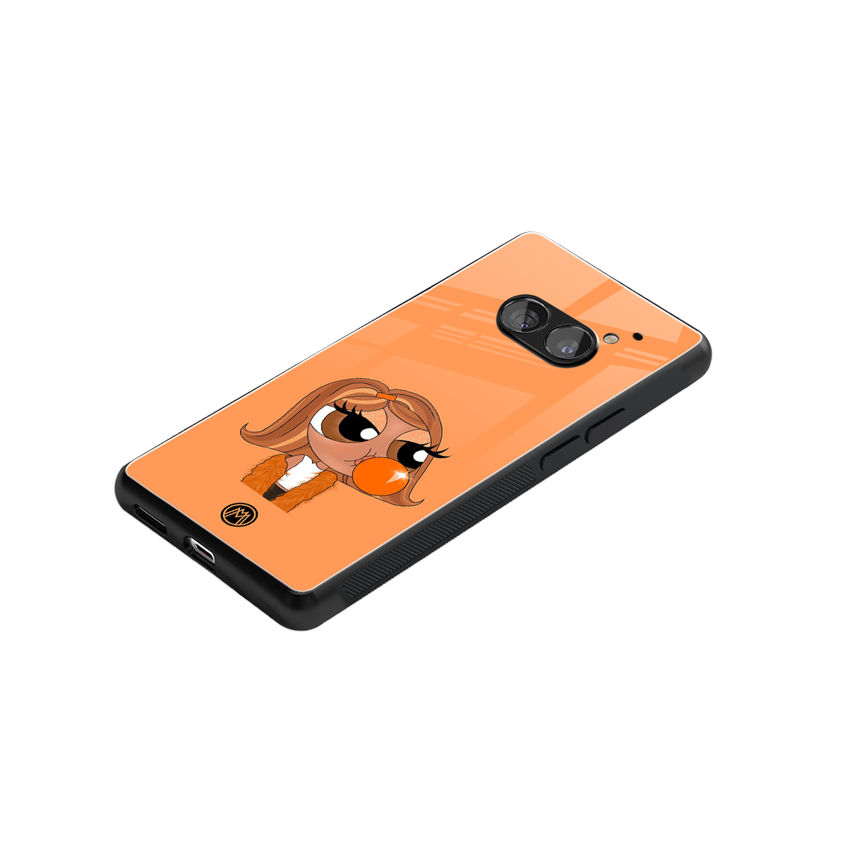 orange tote powerpuff girl back phone cover | glass case for nothing phone 2a