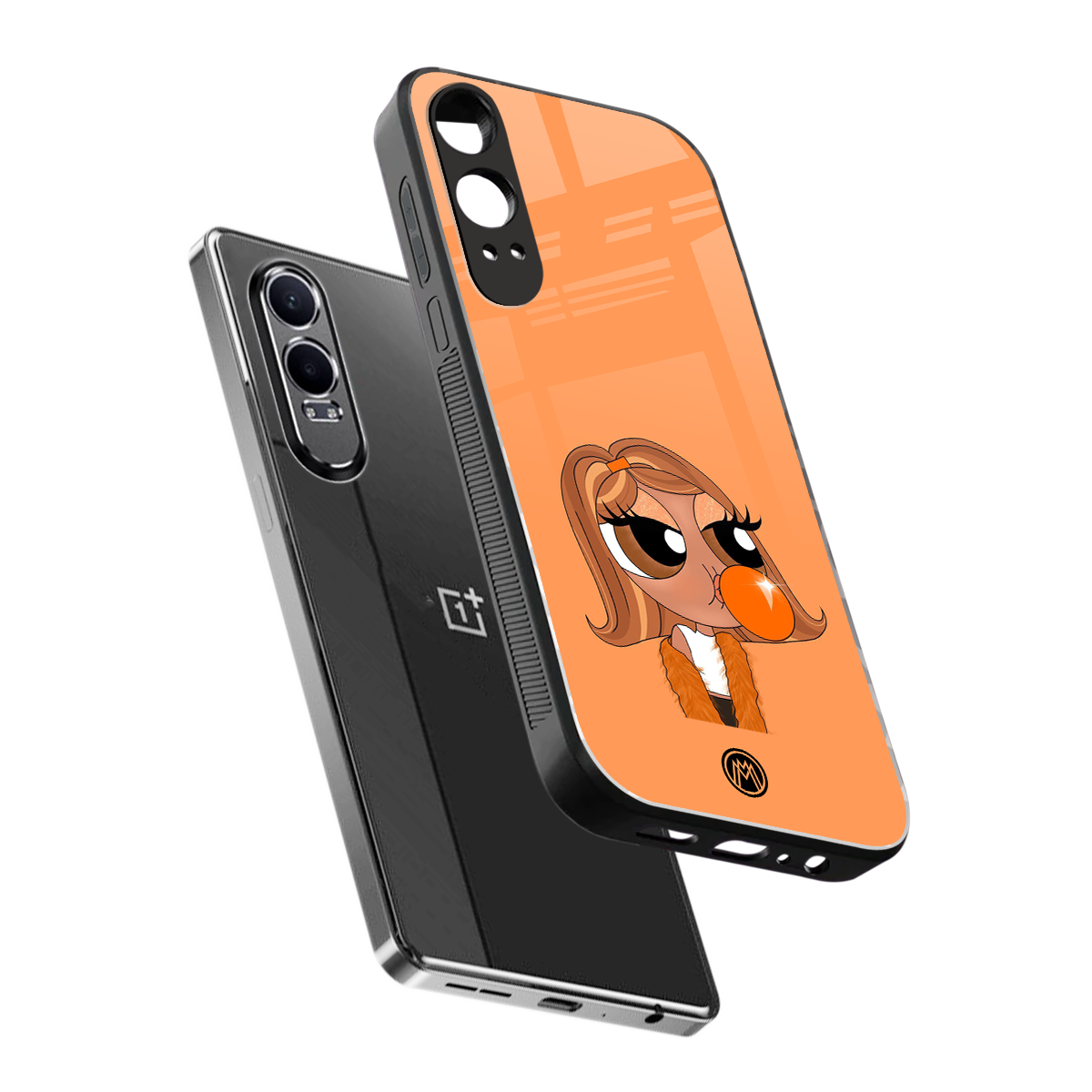 orange tote powerpuff girl back phone cover | glass case for oneplus nord ce 4 lite