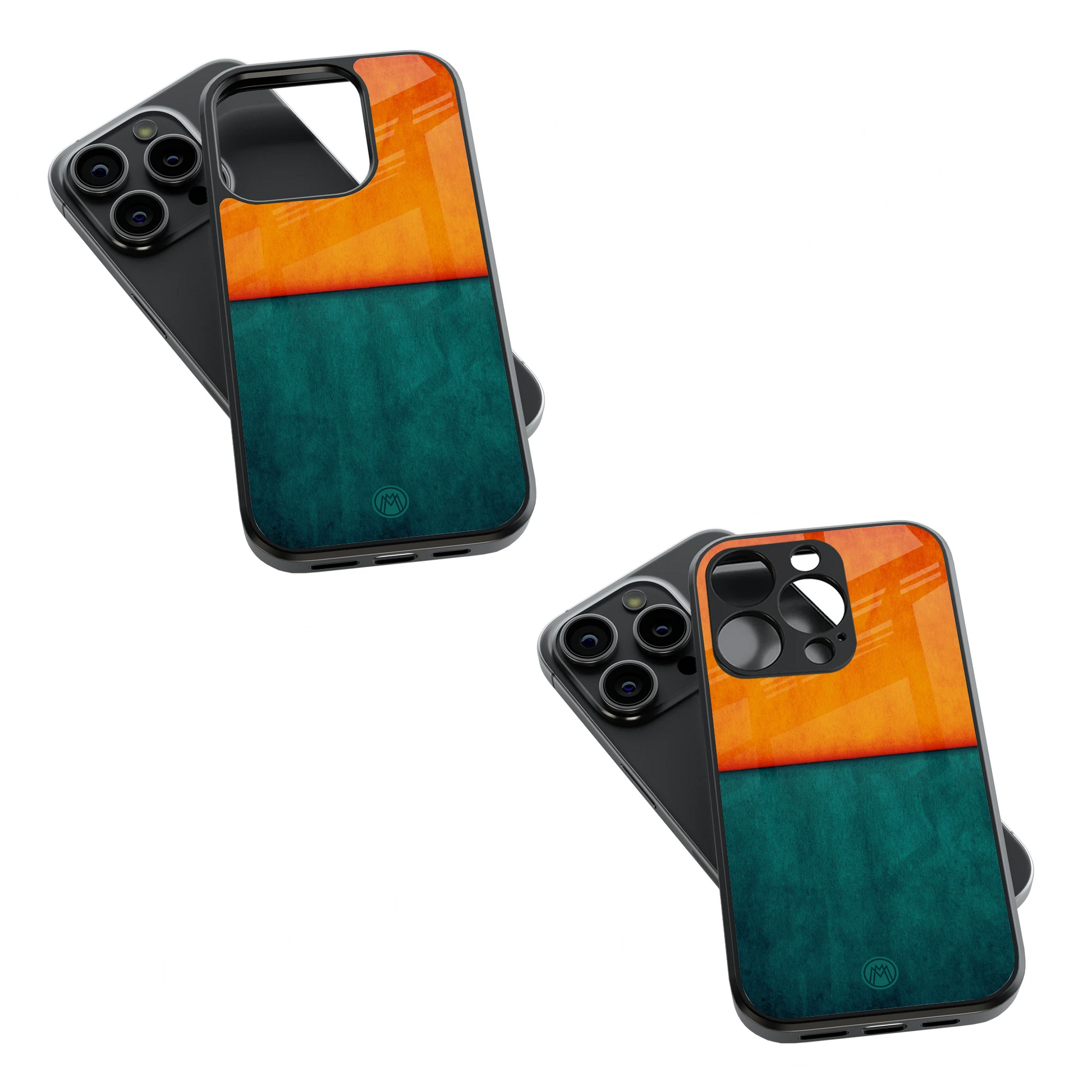 Trendy Glass Back Mobile Case for iPhone, Samsung, Redmi, OnePlus, Google Pixel, Motorola