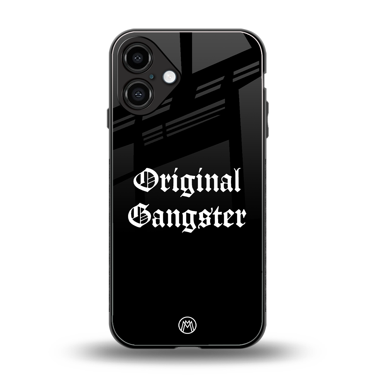 original gangster back phone cover | glass case for iphone 16 plus