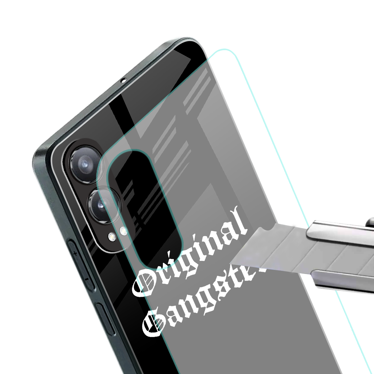 original gangster back phone cover | glass case for oneplus nord ce 4 lite