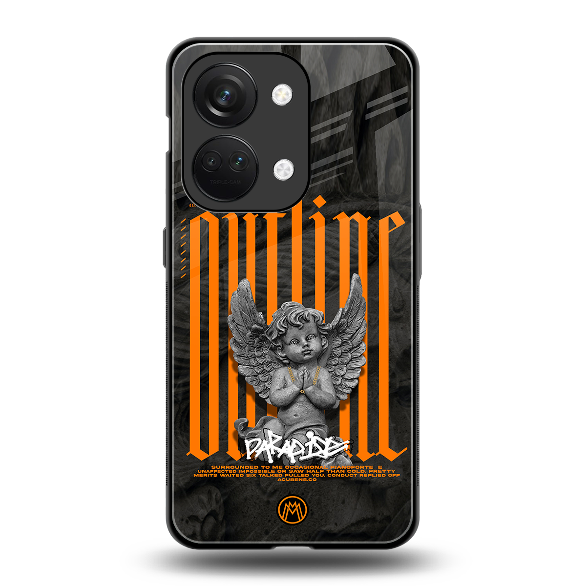 outline back phone cover | glass case for oneplus nord 3