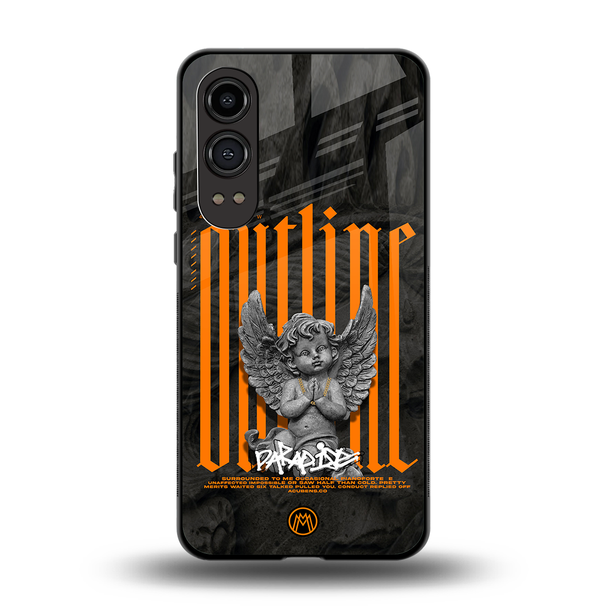 outline back phone cover | glass case for oneplus nord ce 4 lite