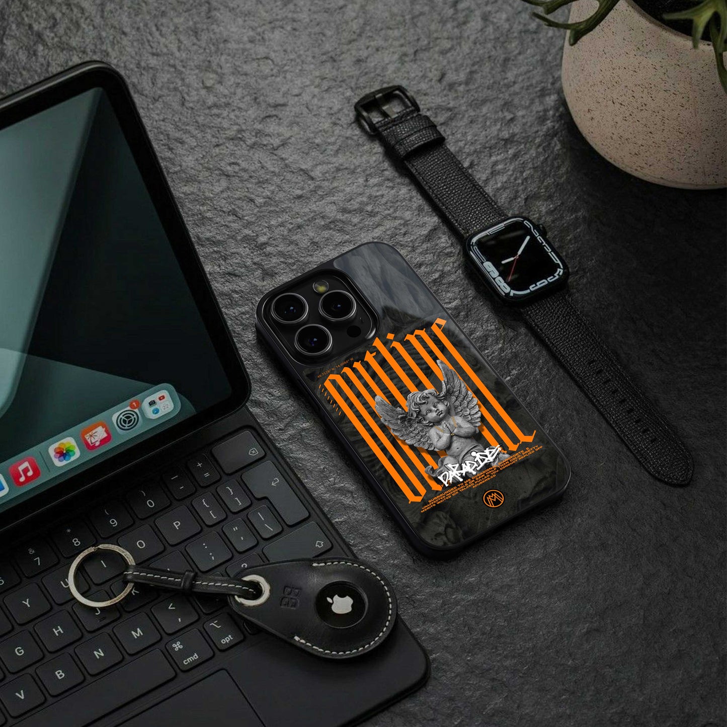 outline back phone cover | glass case for samsung galaxy s24 ultra