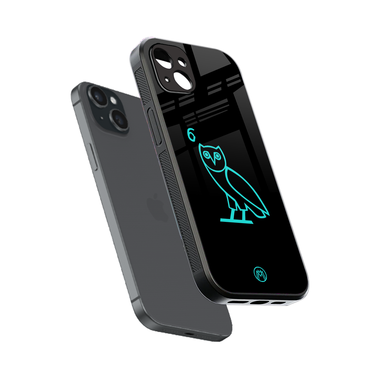 ovo back phone cover | glass case for iphone 15 plus