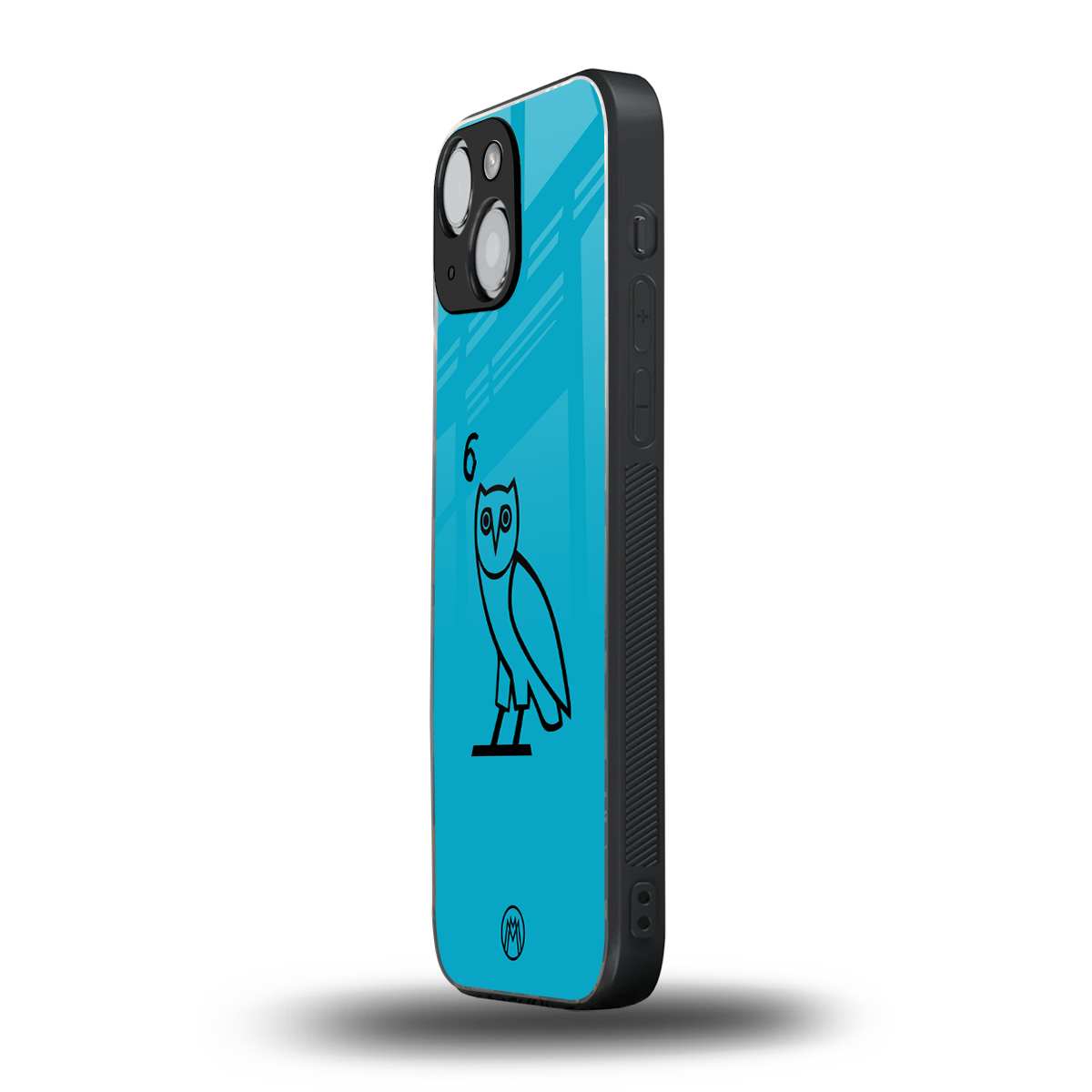 ovo sapphire back phone cover | glass case for iphone 13 mini