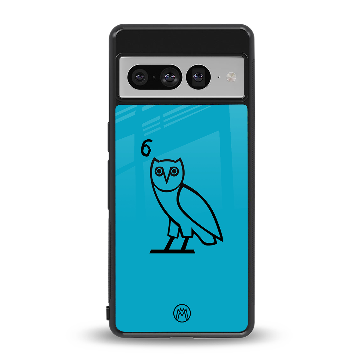 ovo sapphire back phone cover | glass case for google pixel 7 pro