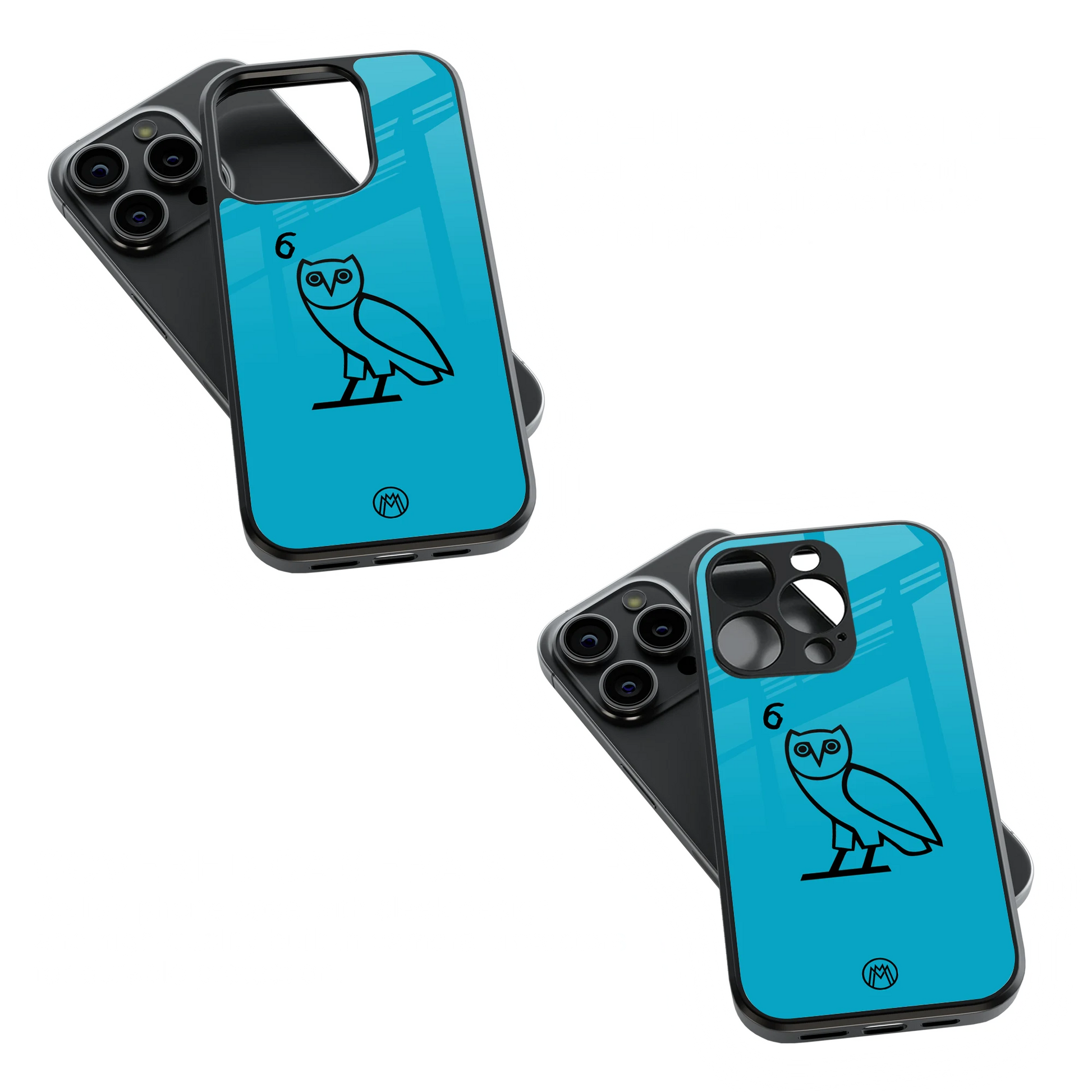 Trendy Glass Back Mobile Case for iPhone, Samsung, Redmi, OnePlus, Google Pixel, Motorola