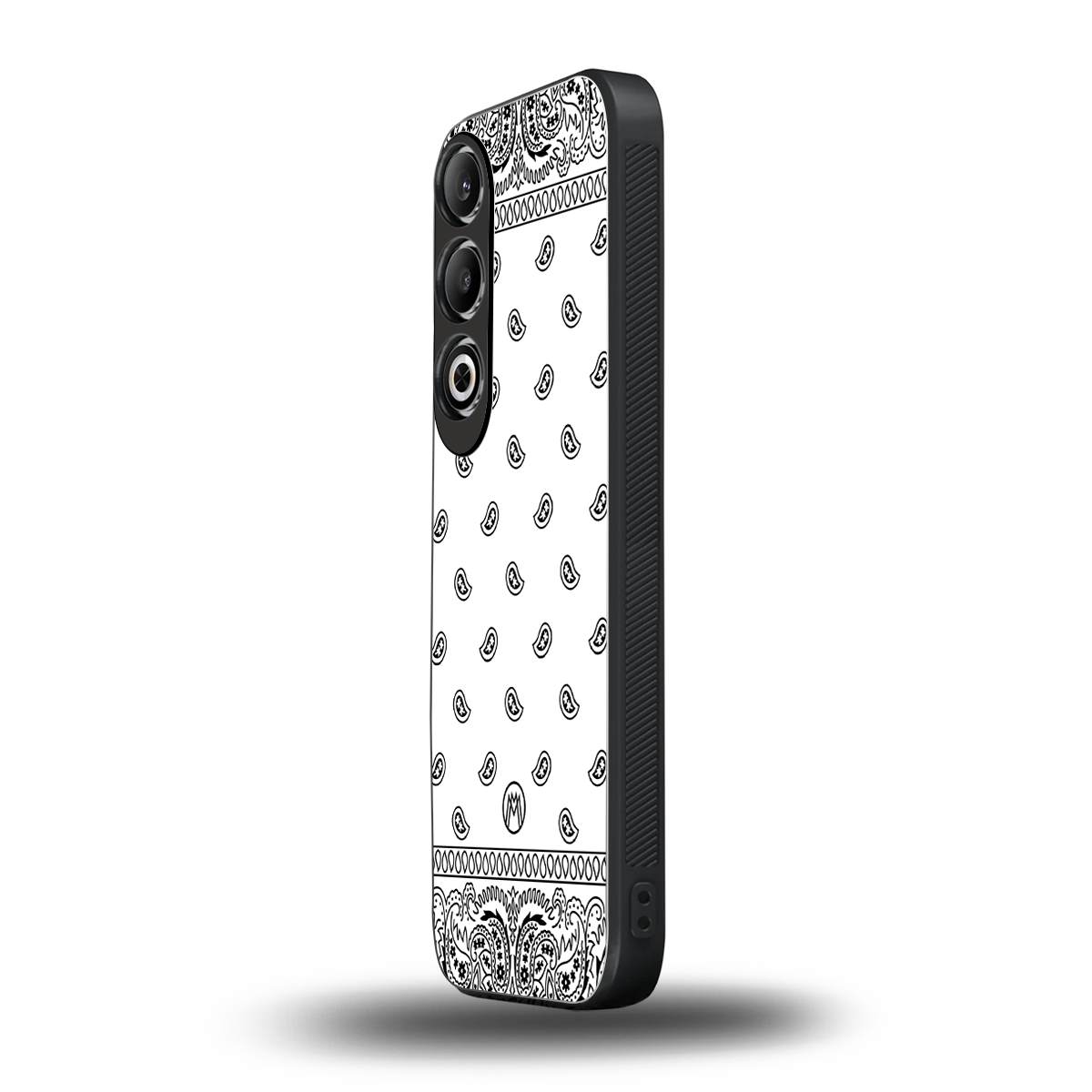 paisley white back phone cover | glass case for oneplus nord ce 4