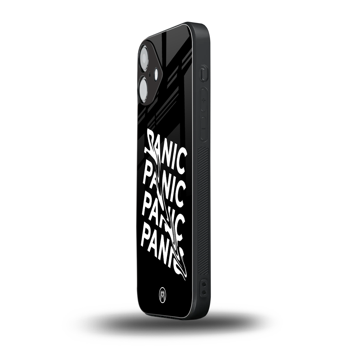 panic back phone cover | glass case for iphone 16 plus