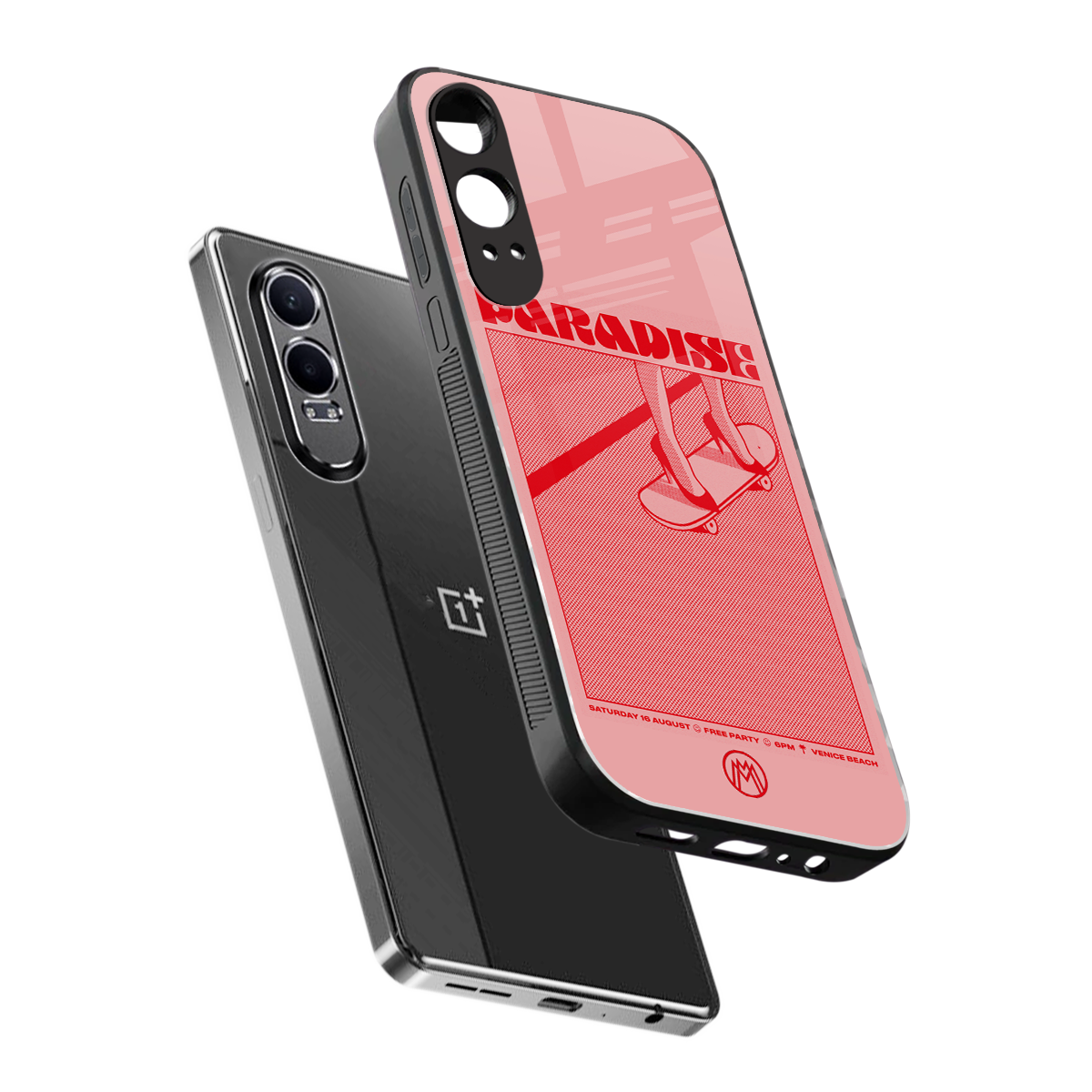 paradise back phone cover | glass case for oneplus nord ce 4 lite