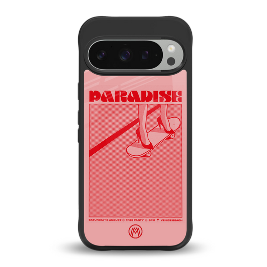 paradise back phone cover | glass case for google pixel 9 pro
