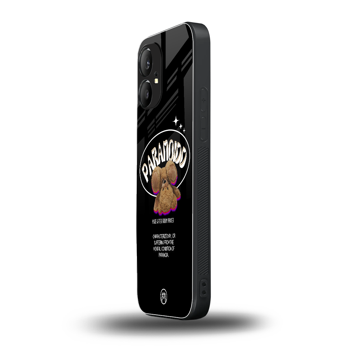 paranoid back phone cover | glass case for nothing phone 1