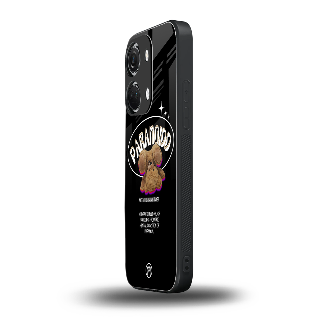 paranoid back phone cover | glass case for oneplus nord 3