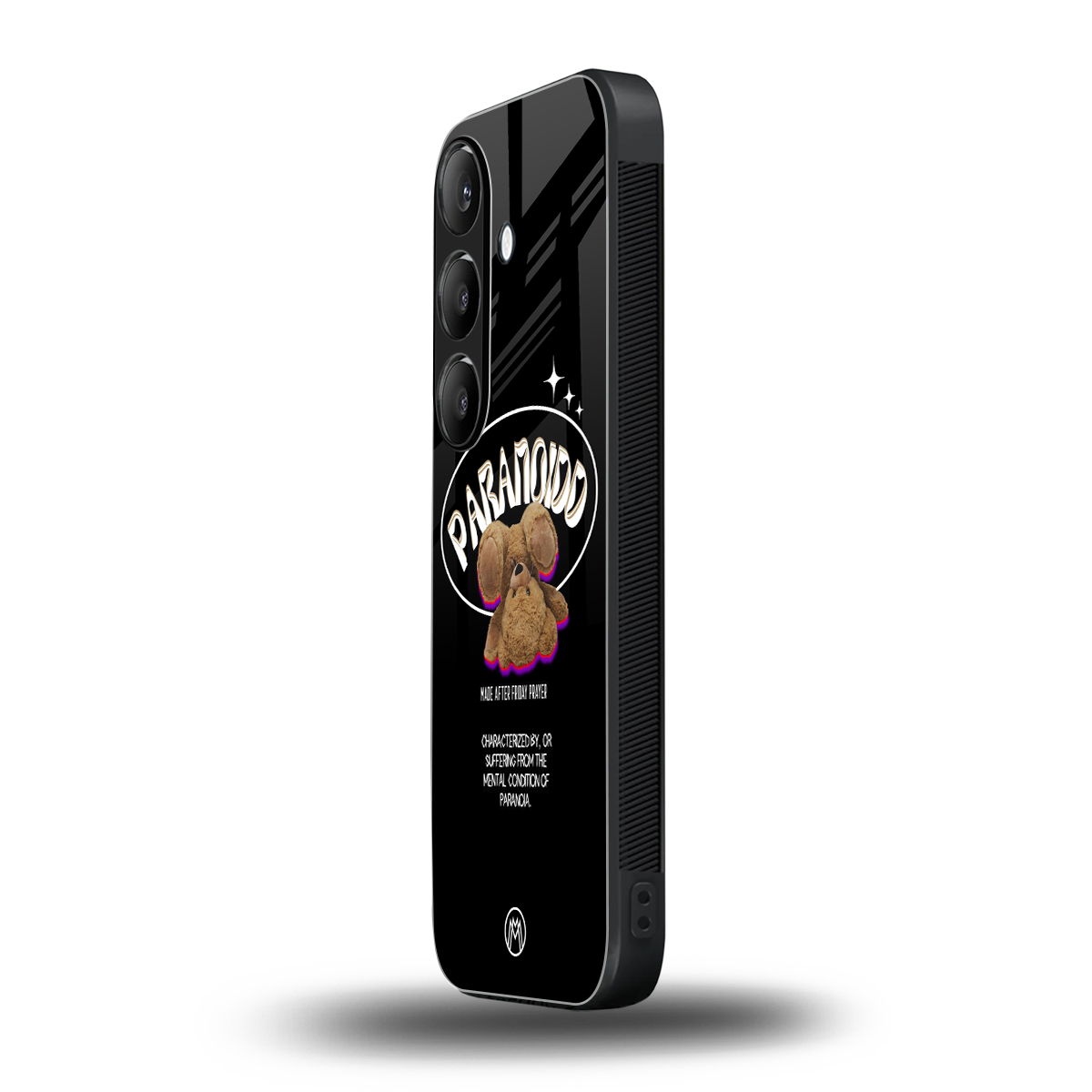 paranoid back phone cover | glass case for samsung galaxy s24 fe