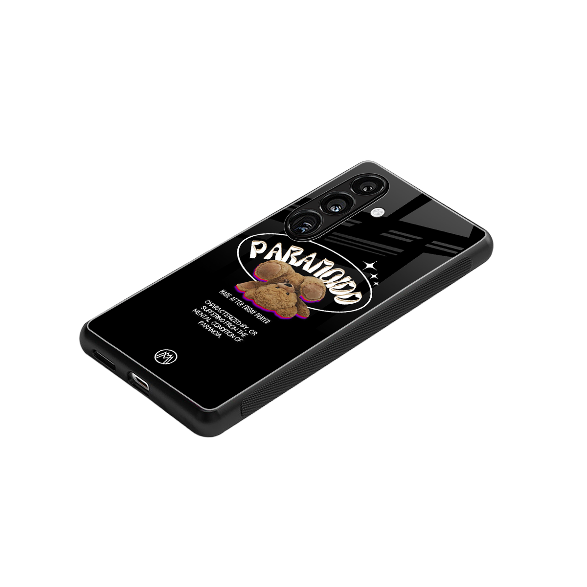 paranoid back phone cover | glass case for samsung galaxy s24 fe