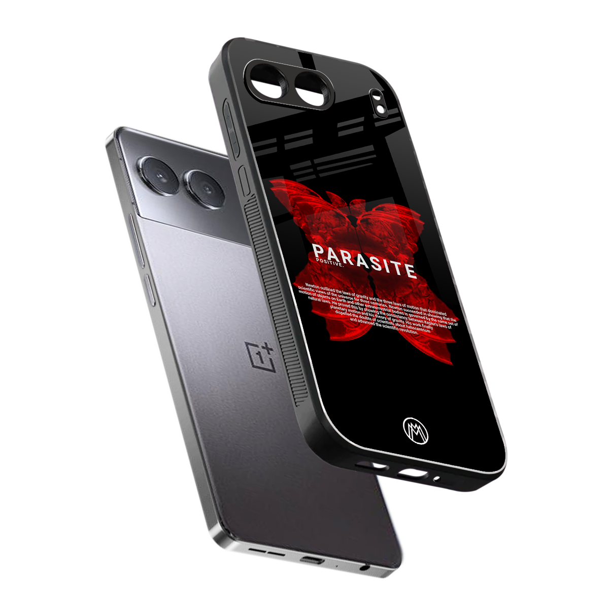 parasite positive back phone cover | glass case for oneplus nord 4
