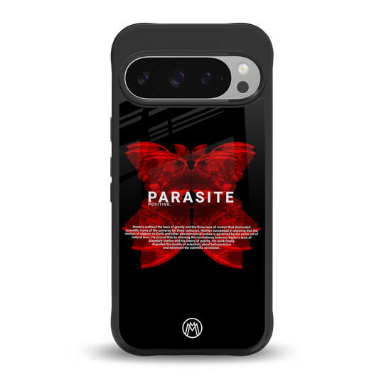 parasite positive back phone cover | glass case for google pixel 9 pro