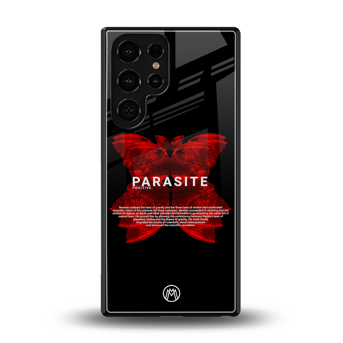 parasite positive back phone cover | glass case for samsung galaxy s25 ultra