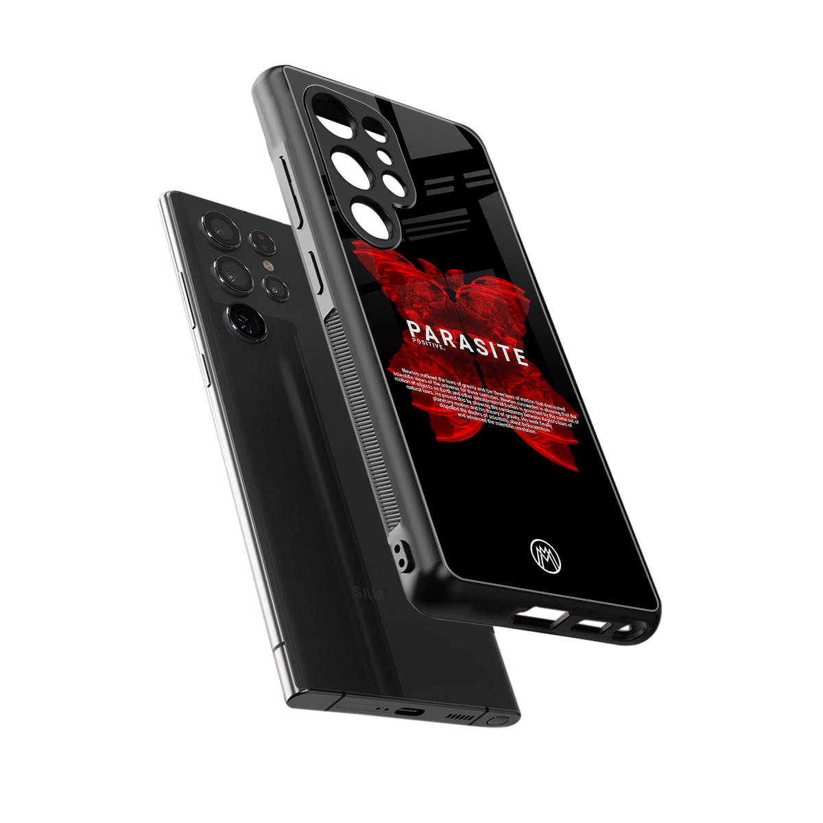 parasite positive back phone cover | glass case for samsung galaxy s25 ultra