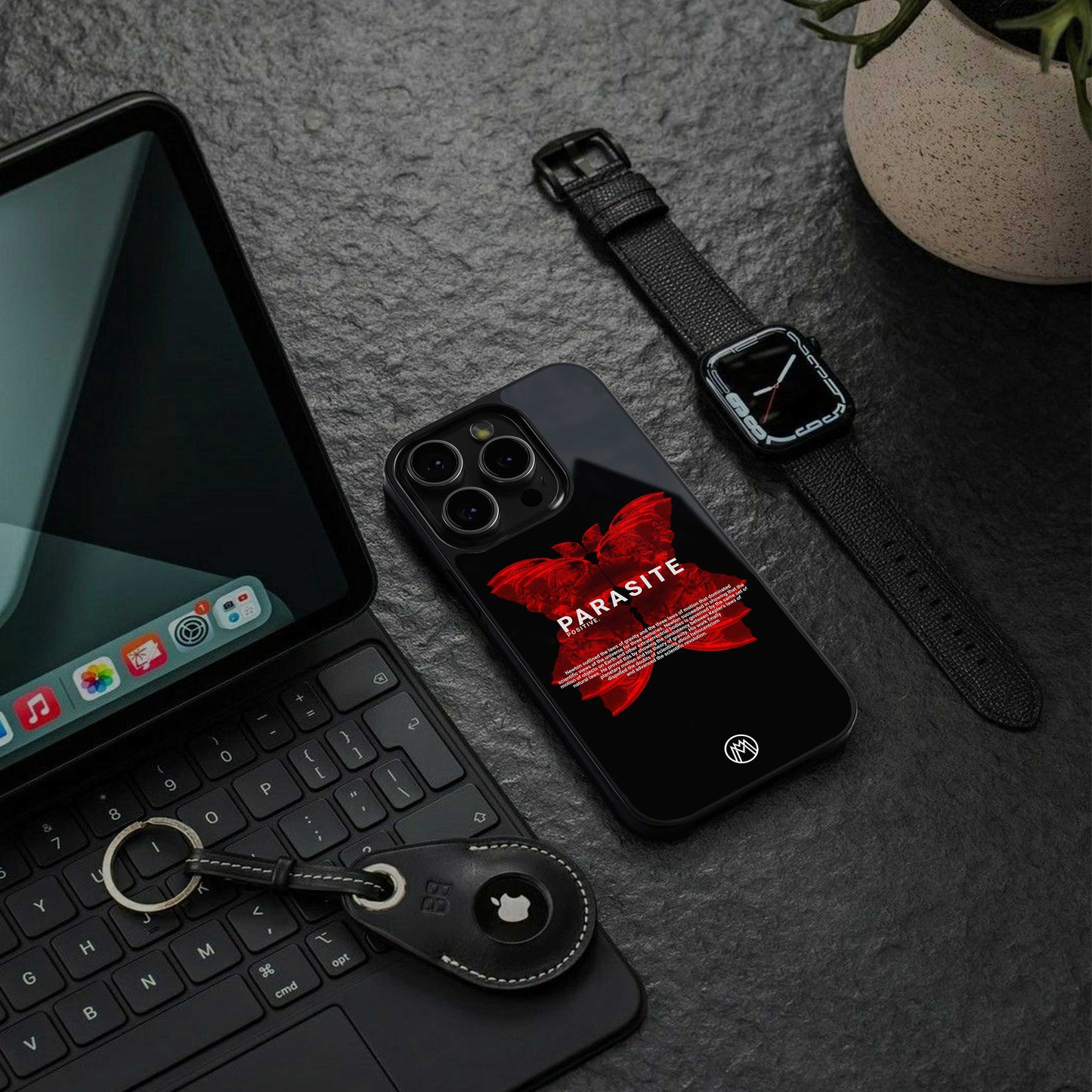 parasite positive back phone cover | glass case for iphone 13 pro max