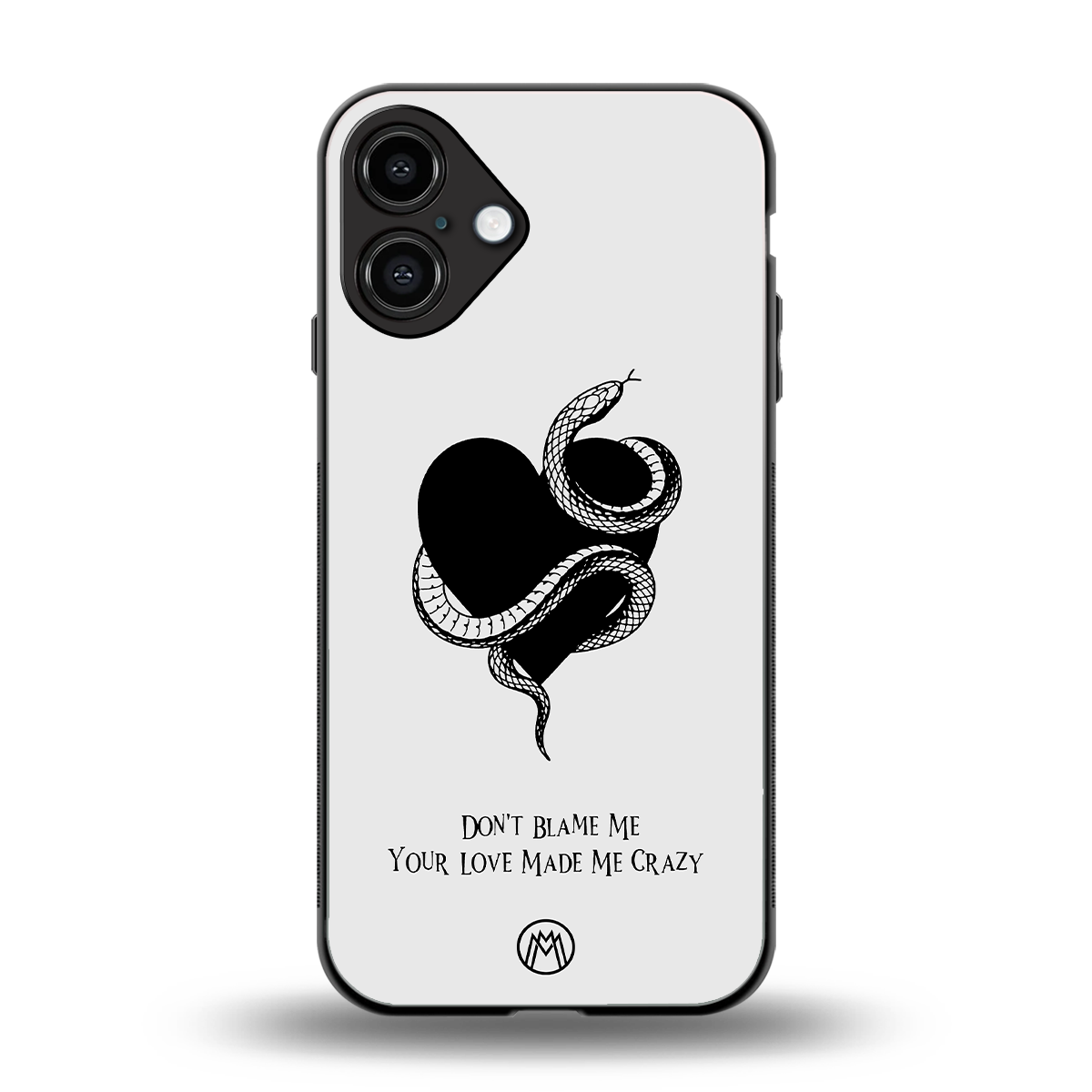 passionate back phone cover | glass case for iphone 16 plus