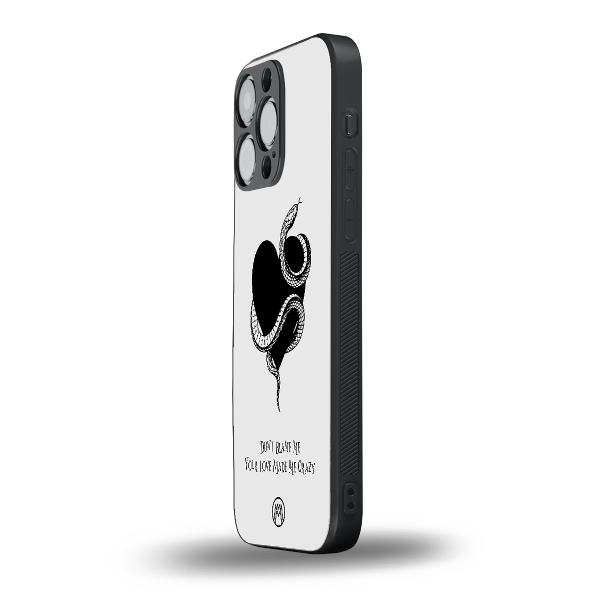 passionate back phone cover | glass case for iphone 16 pro max