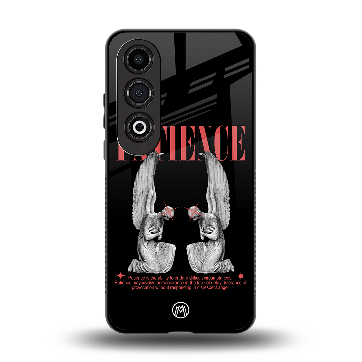 patience back phone cover | glass case for oneplus nord ce 4