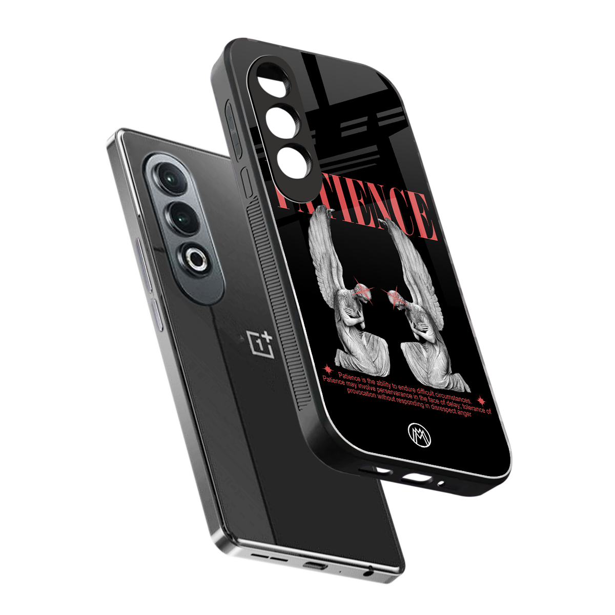 patience back phone cover | glass case for oneplus nord ce 4