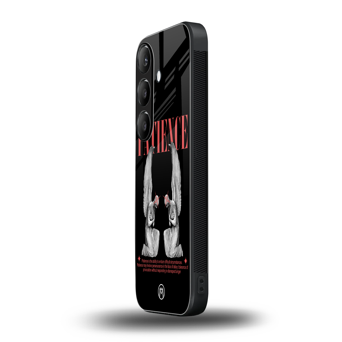 patience back phone cover | glass case for samsung galaxy s24 fe