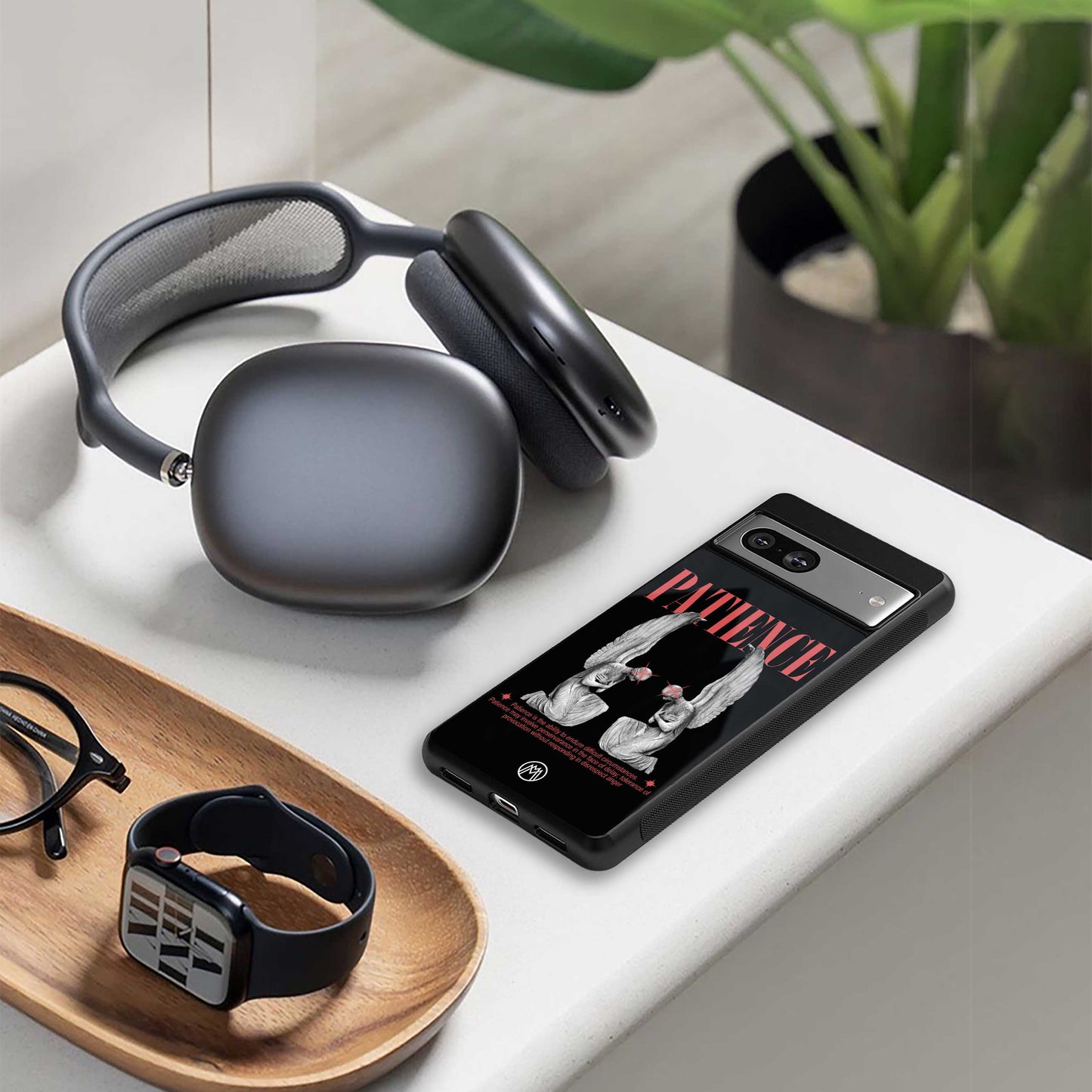patience back phone cover | glass case for oneplus nord 4