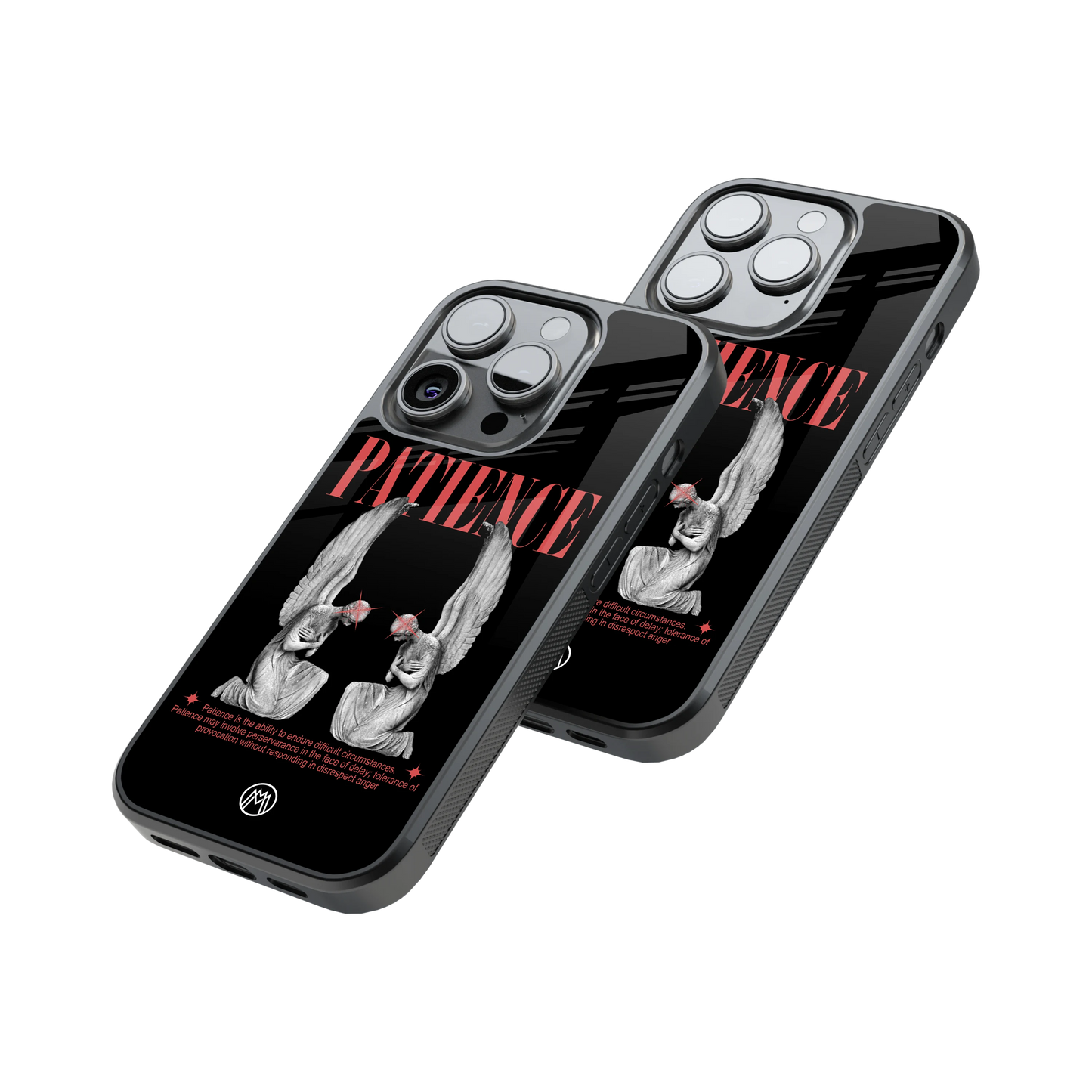 Protective Glass Back Phone Case Compatible with iPhone, Samsung, OnePlus, Pixel & More
