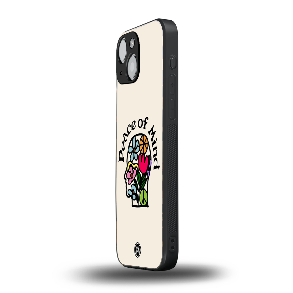 peace of mind back phone cover | glass case for iphone 13 mini