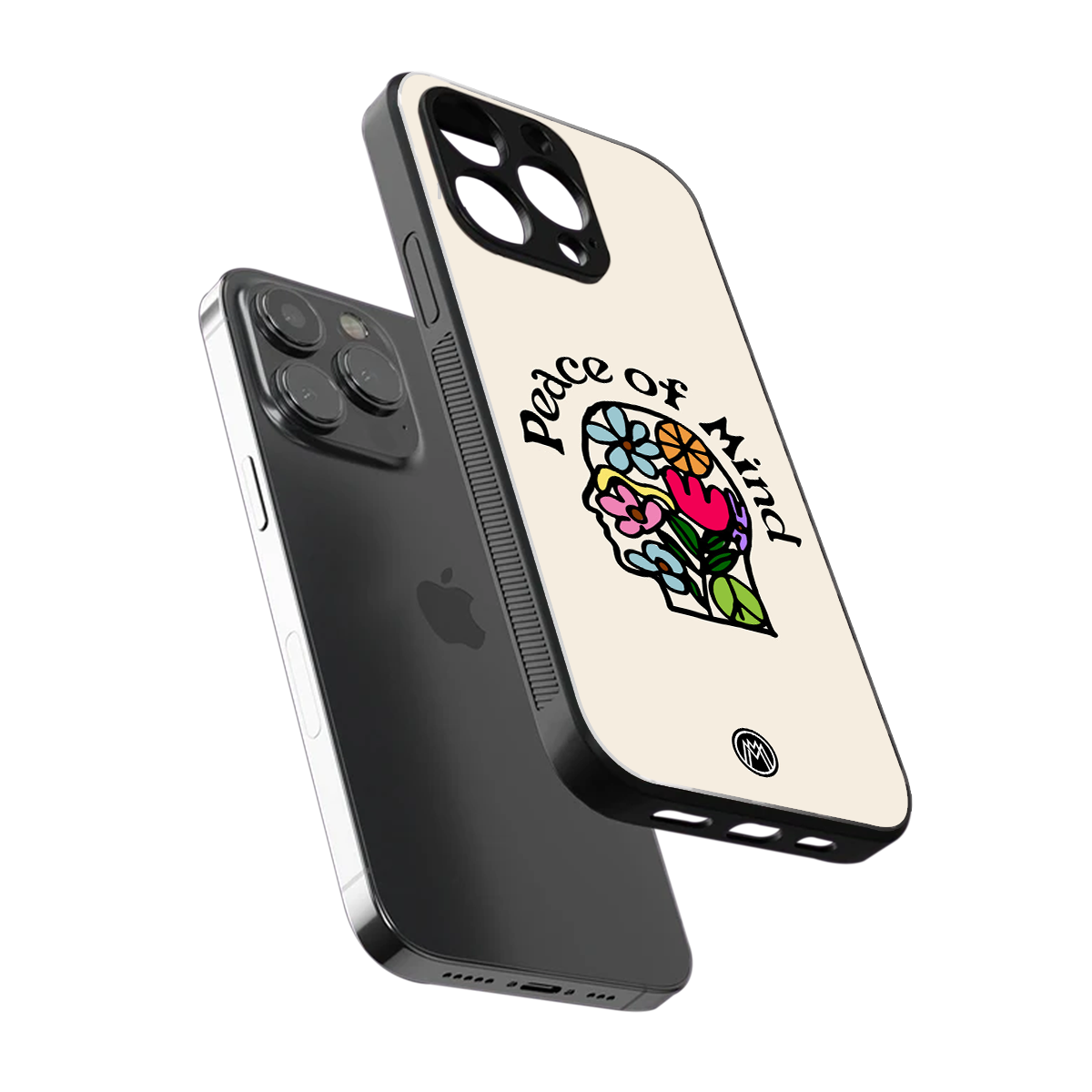 peace of mind back phone cover | glass case for iphone 13 pro max