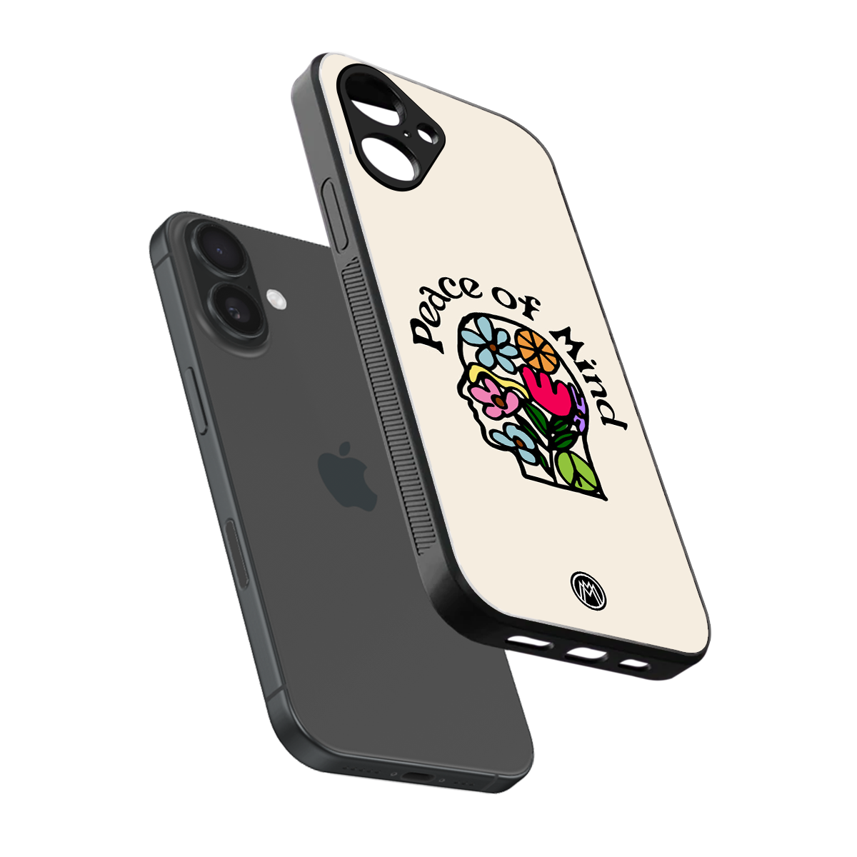 peace of mind back phone cover | glass case for iphone 16