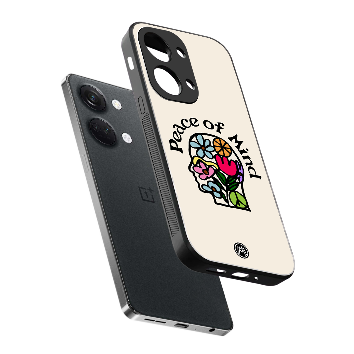 peace of mind back phone cover | glass case for oneplus nord 3
