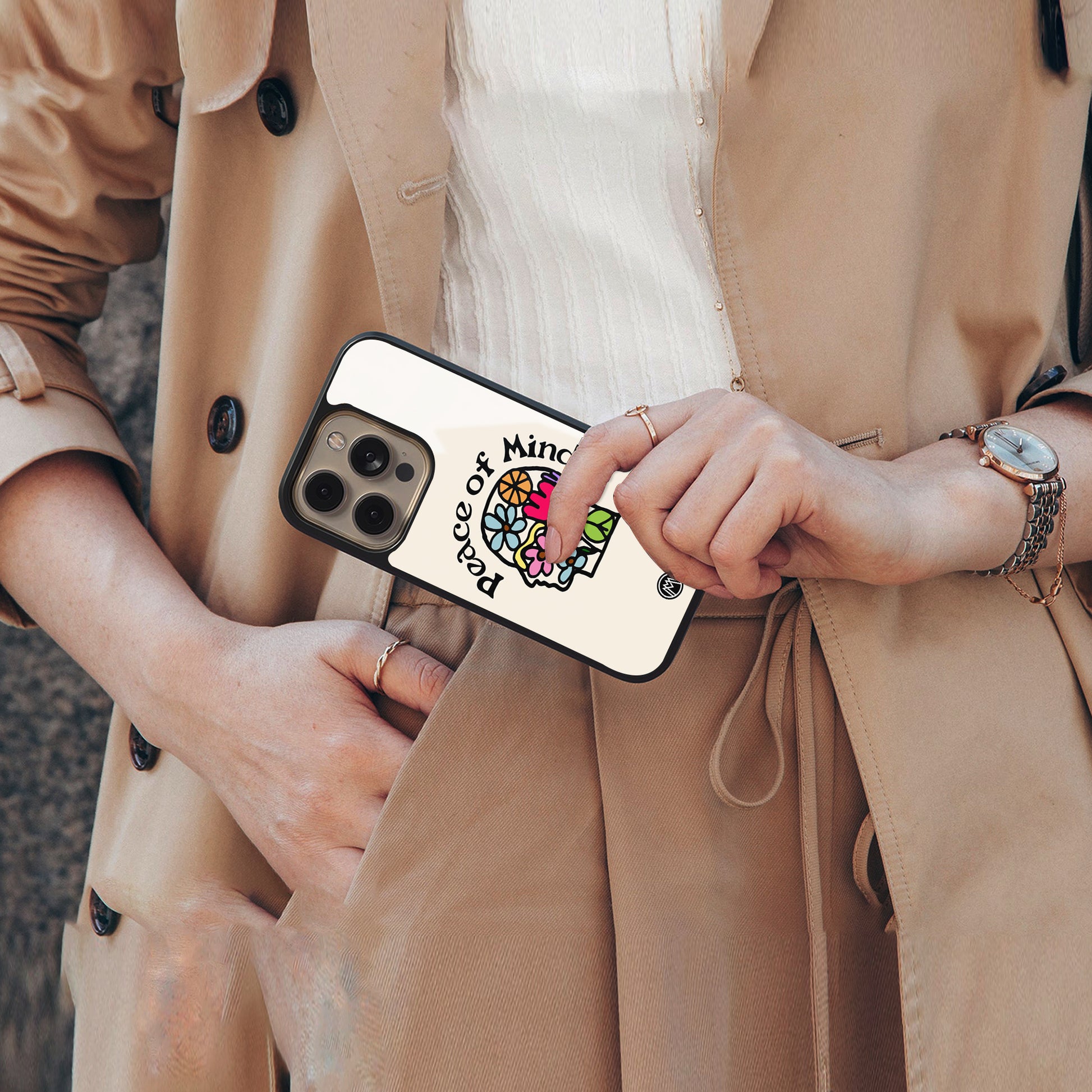 peace of mind back phone cover | glass case for google pixel 9 pro