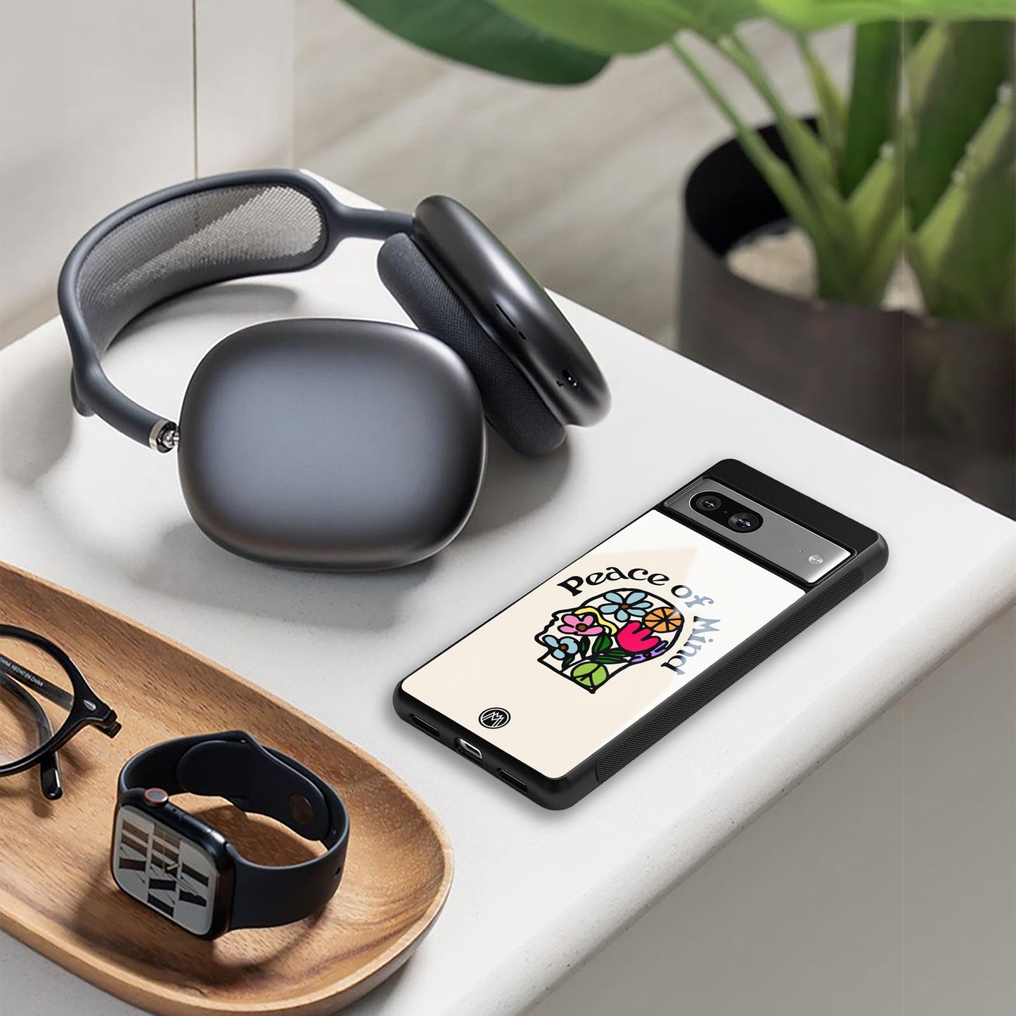 peace of mind back phone cover | glass case for google pixel 9 pro