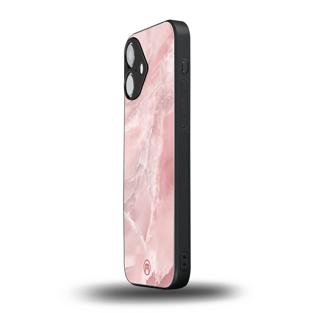 peachy glam back phone cover | glass case for iphone 16