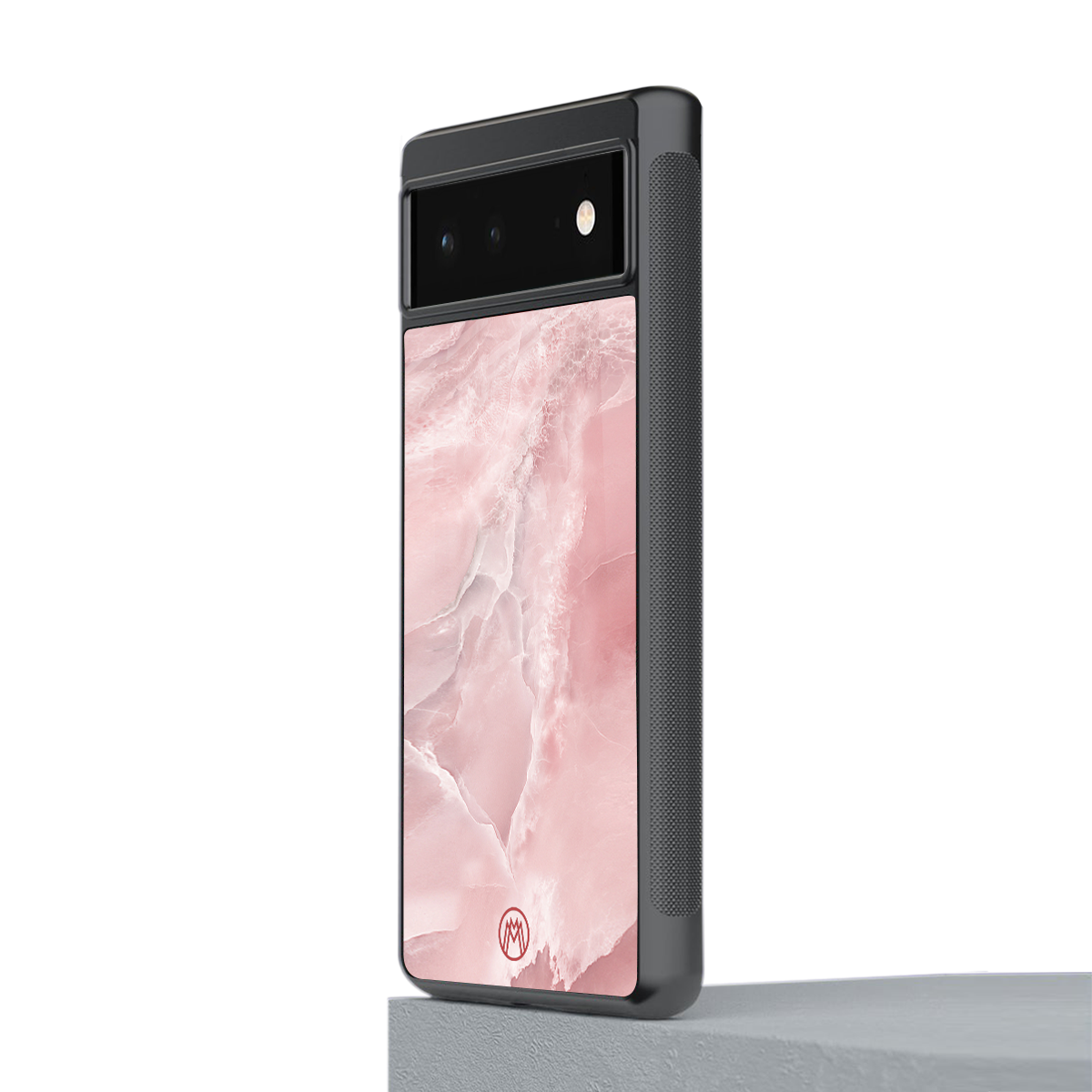 peachy glam back phone cover | glass case for Google Pixel 6A