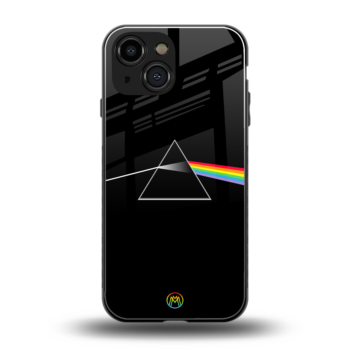 pink floyd back phone cover | glass case for iphone 13 mini