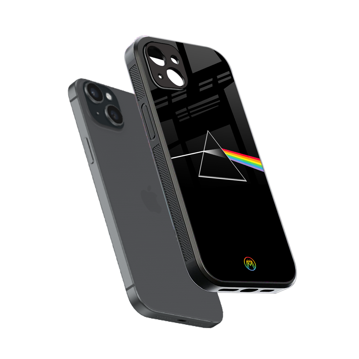 pink floyd back phone cover | glass case for iphone 15 plus