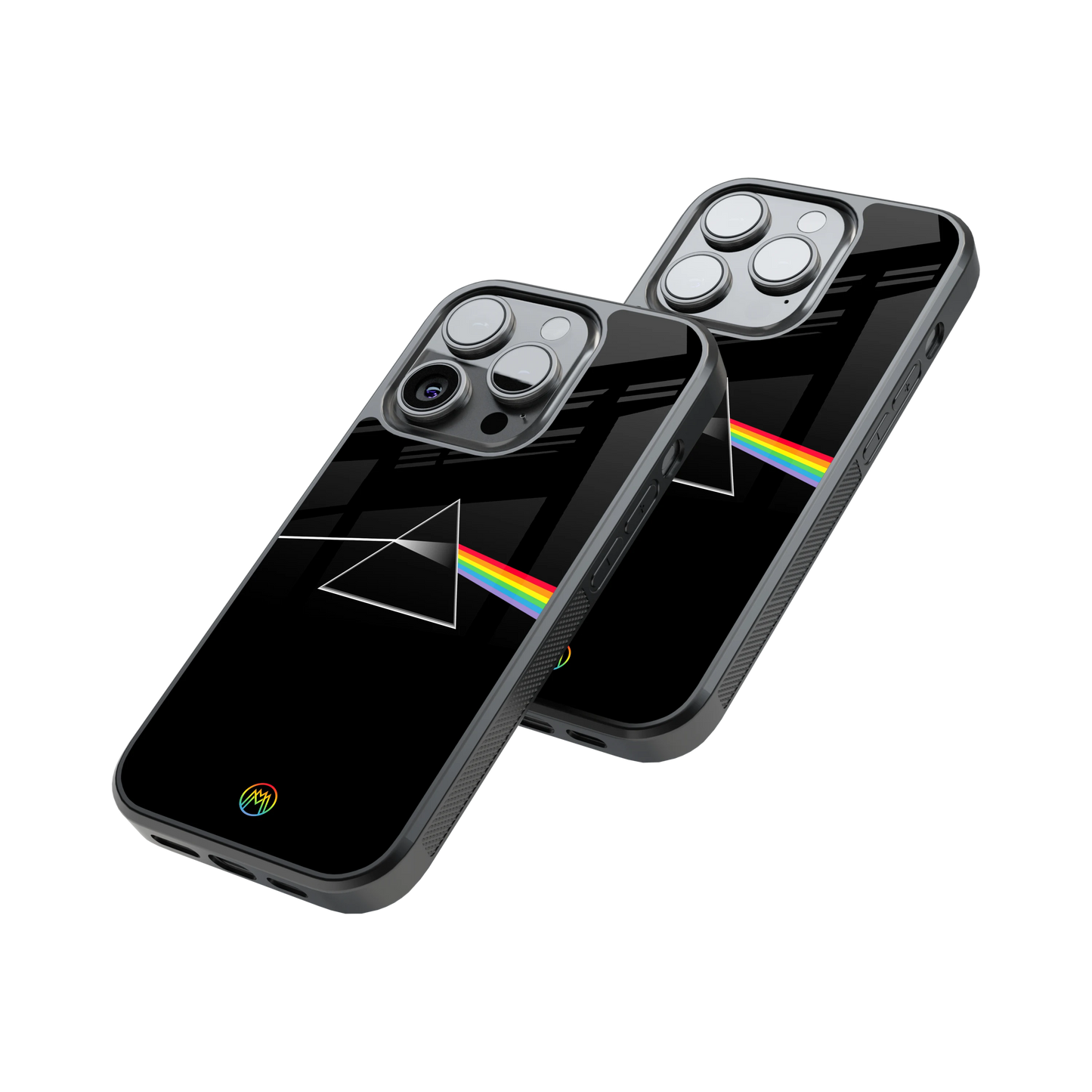 Protective Glass Back Phone Case Compatible with iPhone, Samsung, OnePlus, Pixel & More