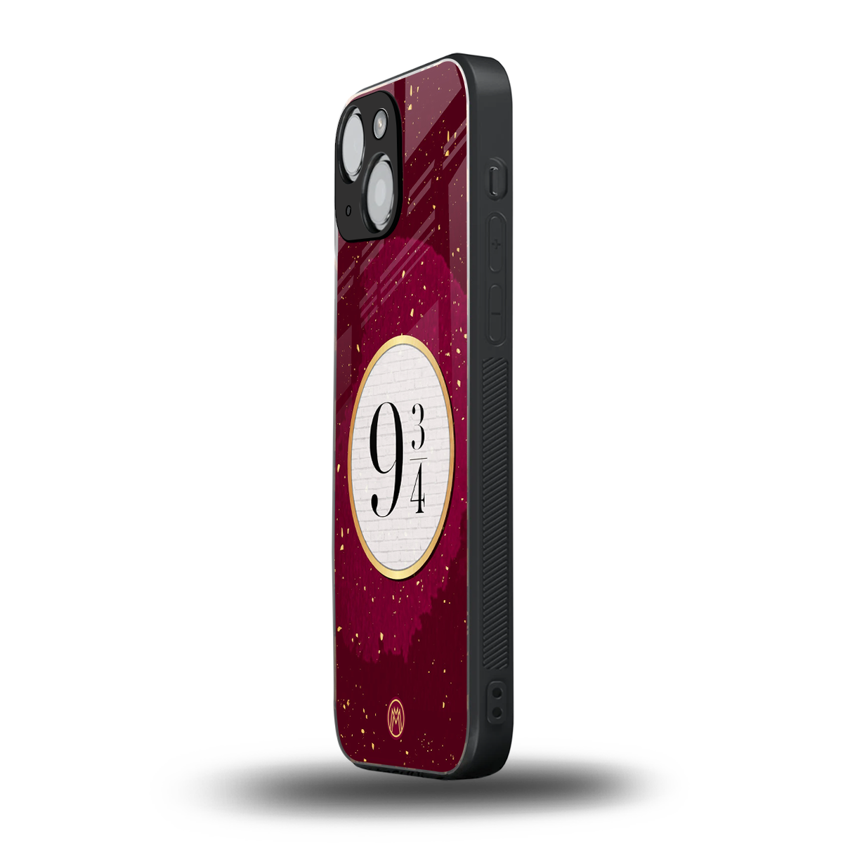 platform nine and three-quarters back phone cover | glass case for iphone 13 mini