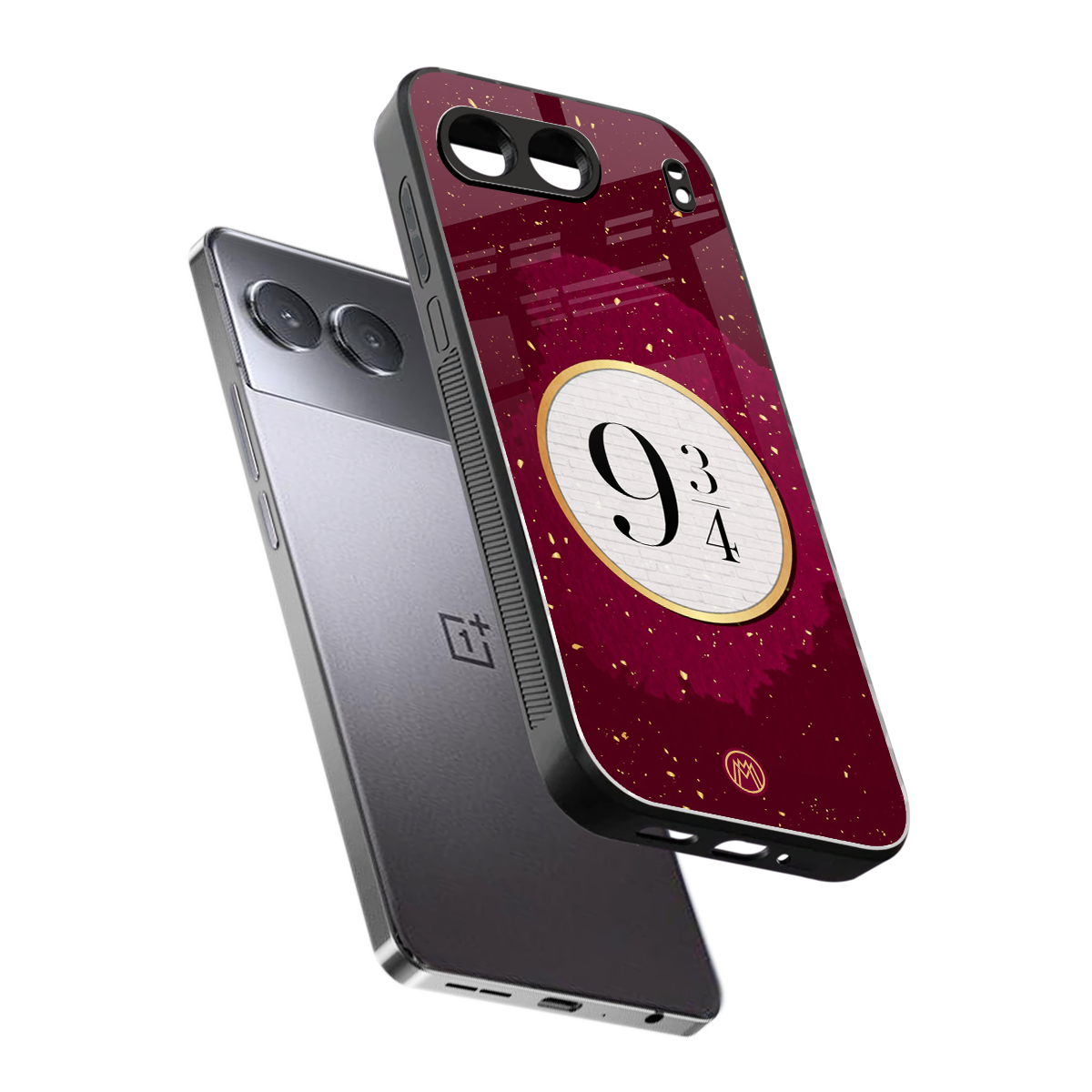 platform nine and three-quarters back phone cover | glass case for oneplus nord 4