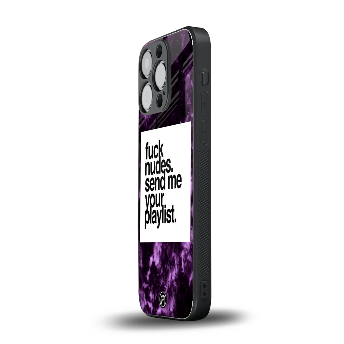 playlist please back phone cover | glass case for iphone 14 pro