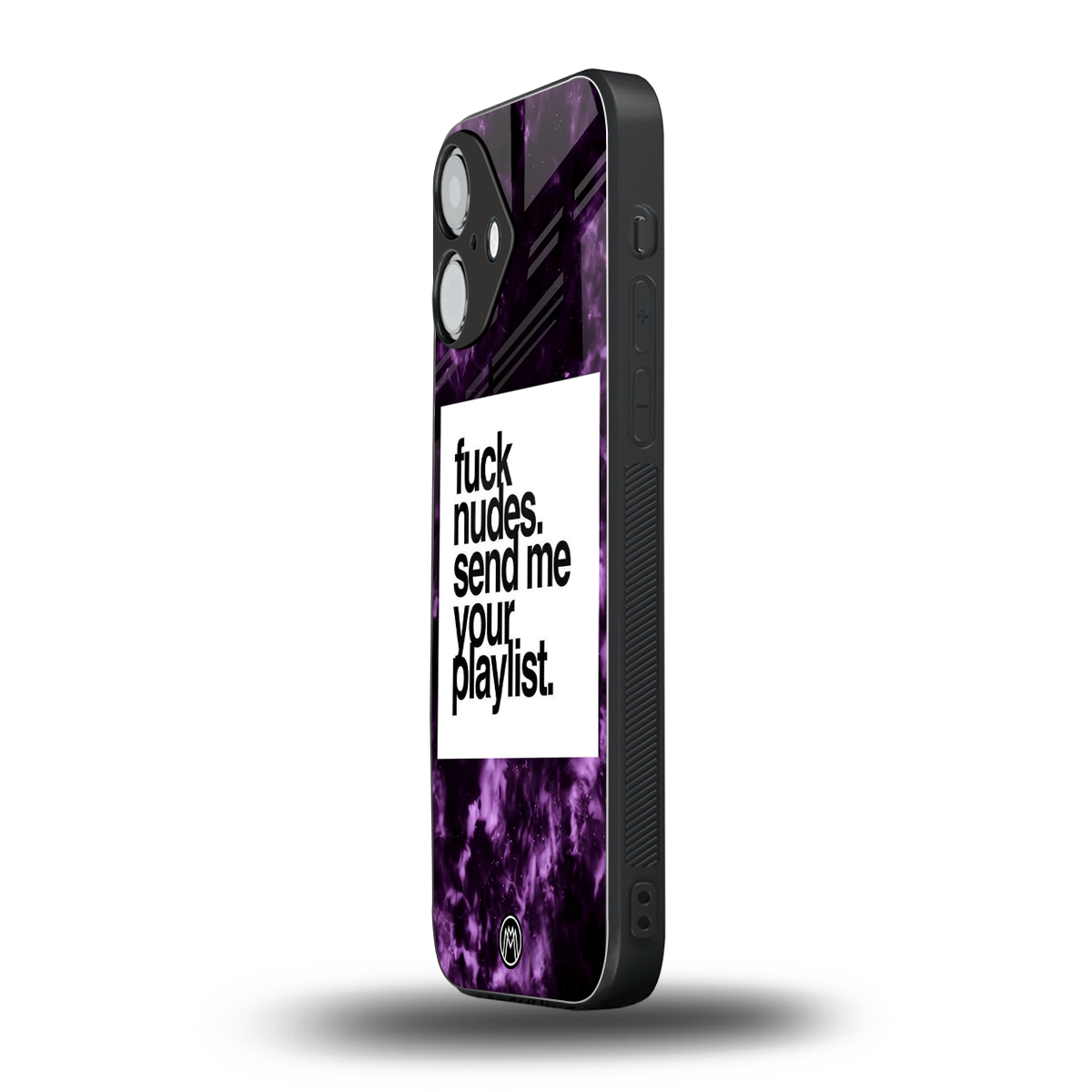 playlist please back phone cover | glass case for iphone 16