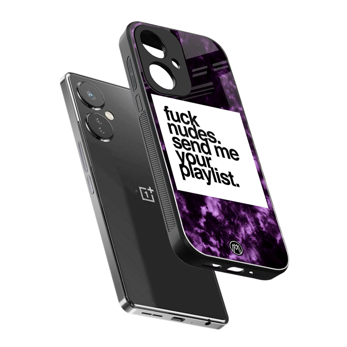 playlist please back phone cover | glass case for oneplus nord ce 3